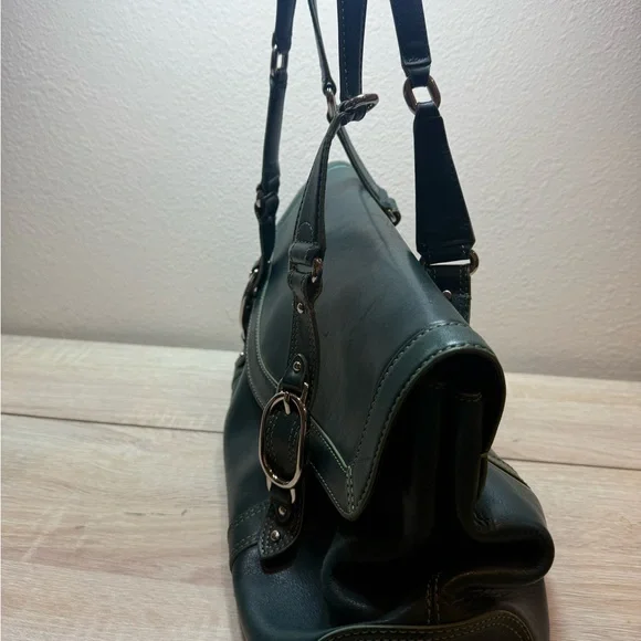 Cole Haan Green Leather Handbag - Picture 2 of 6